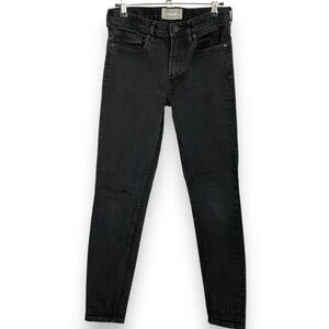 Everlane Jeans Size 26 Regular Women Slim Fit Faded Black‎ Mid-Rise Cotton Blend
